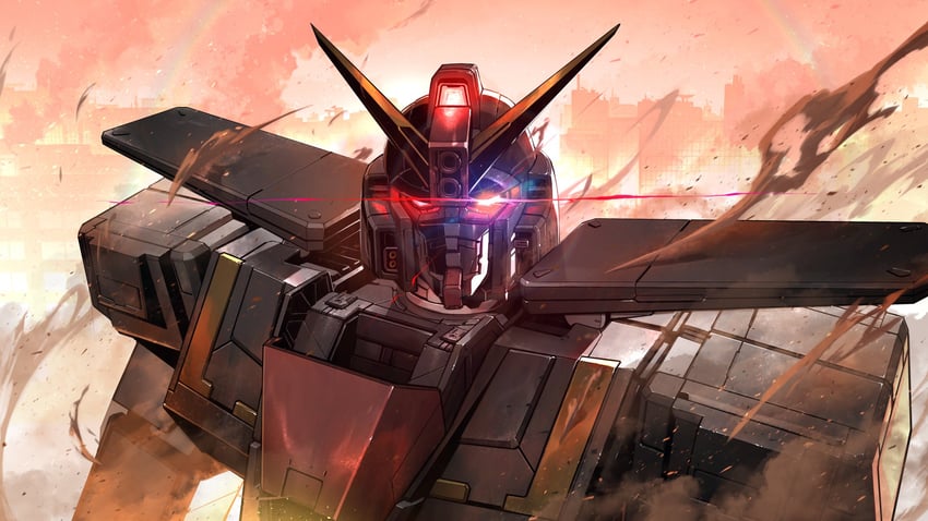 psycho gundam (gundam and 1 more) drawn by kuri_giepi