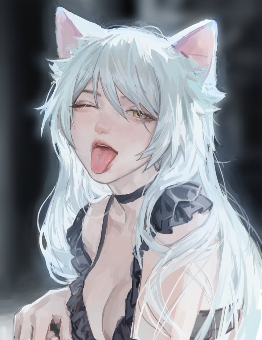 hanekawa tsubasa and black hanekawa (monogatari and 1 more) drawn by solipsist
