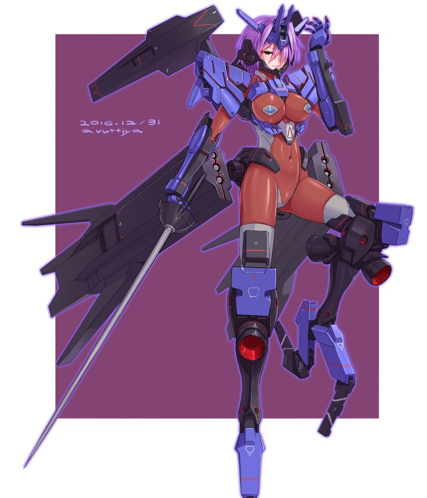 gundam vidar (gundam and 1 more) drawn by vuccha