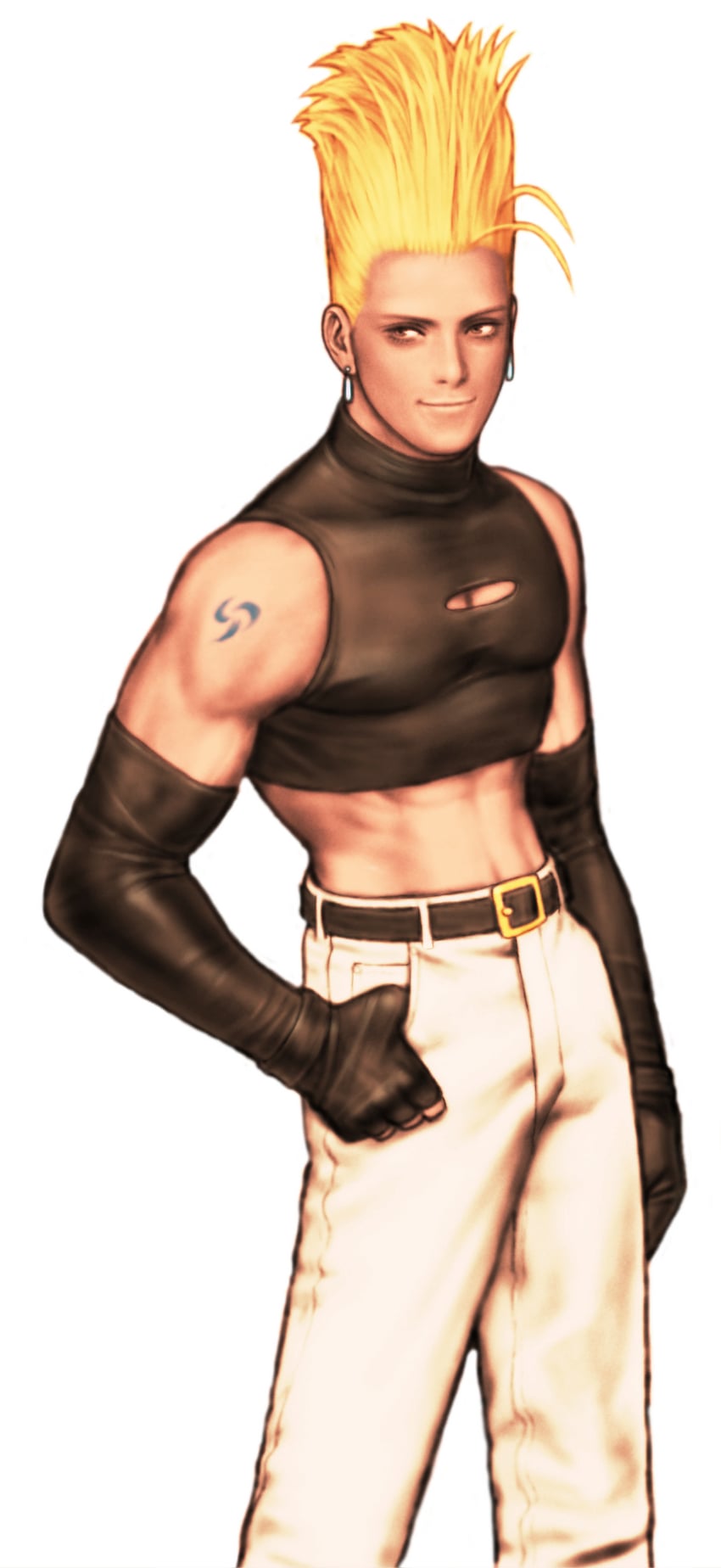 nikaidou benimaru (the king of fighters and 1 more) drawn by mori_toshiaki