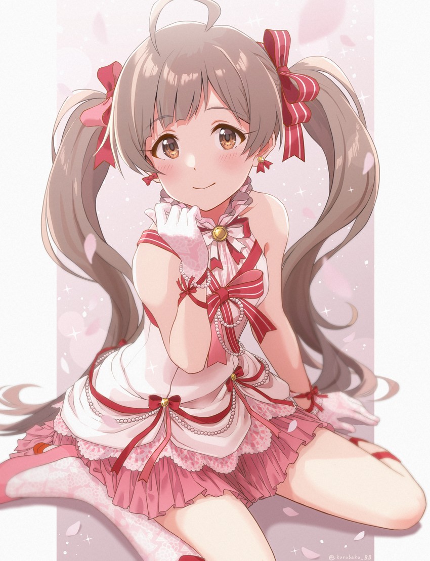 hakozaki serika (idolmaster and 2 more) drawn by kurobako_bb
