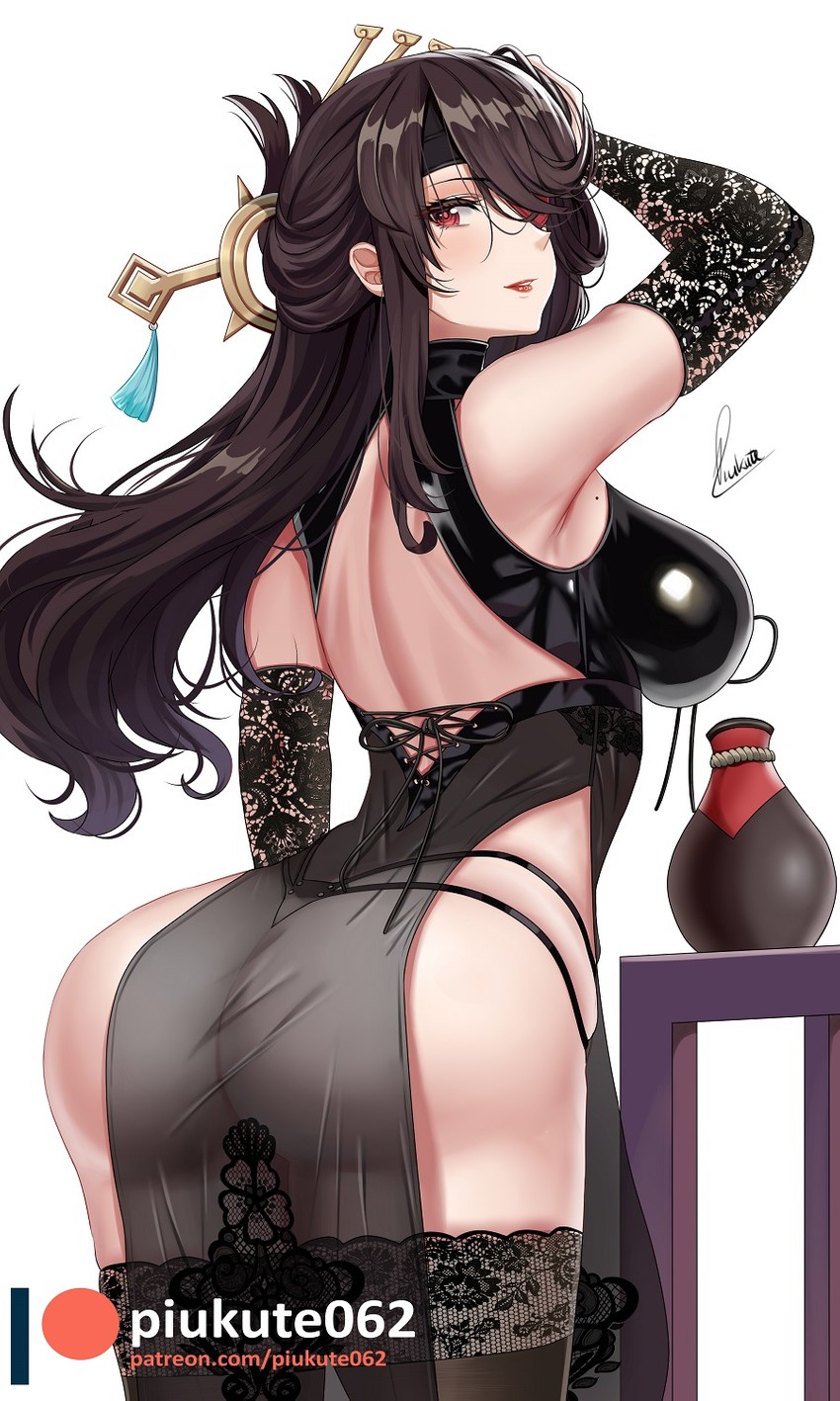 beidou (genshin impact) drawn by piukute062