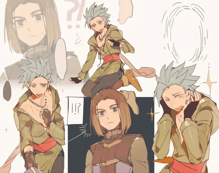 hero and camus (dragon quest and 1 more) drawn by tie_fei_wu_mang_dashuai