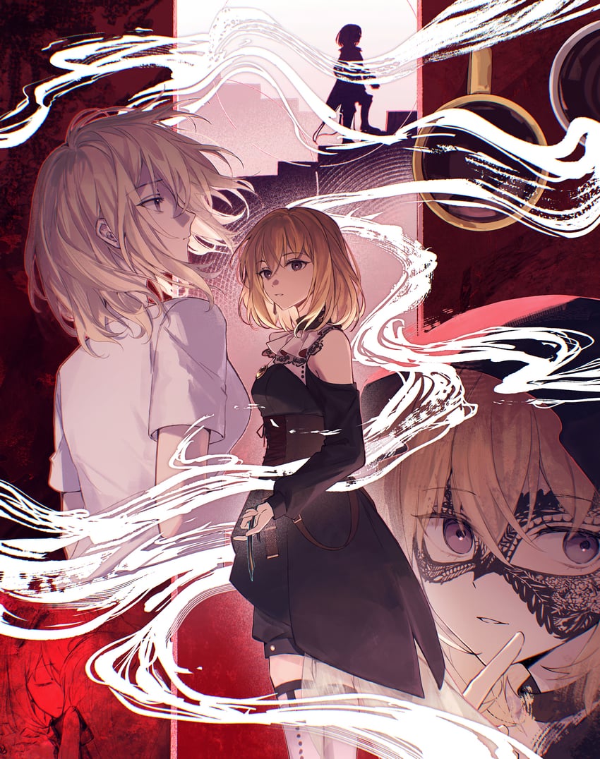 togawa sakiko, misumi uika, and doloris (bang dream! and 1 more) drawn by muonrei00
