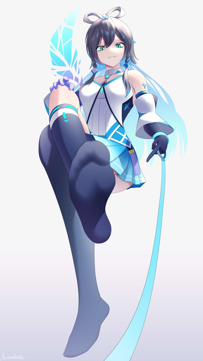 luo tianyi (vocaloid and 2 more) drawn by arendelle