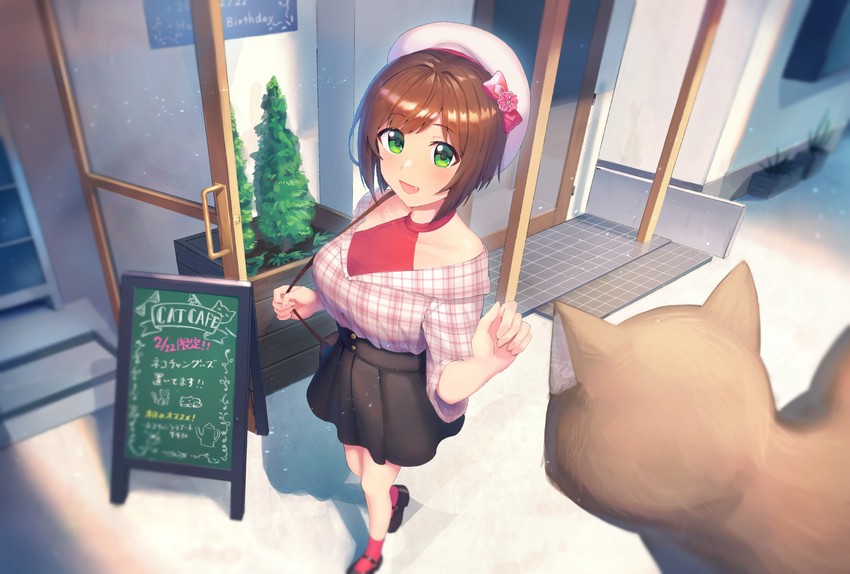 maekawa miku (idolmaster and 1 more) drawn by kurageso