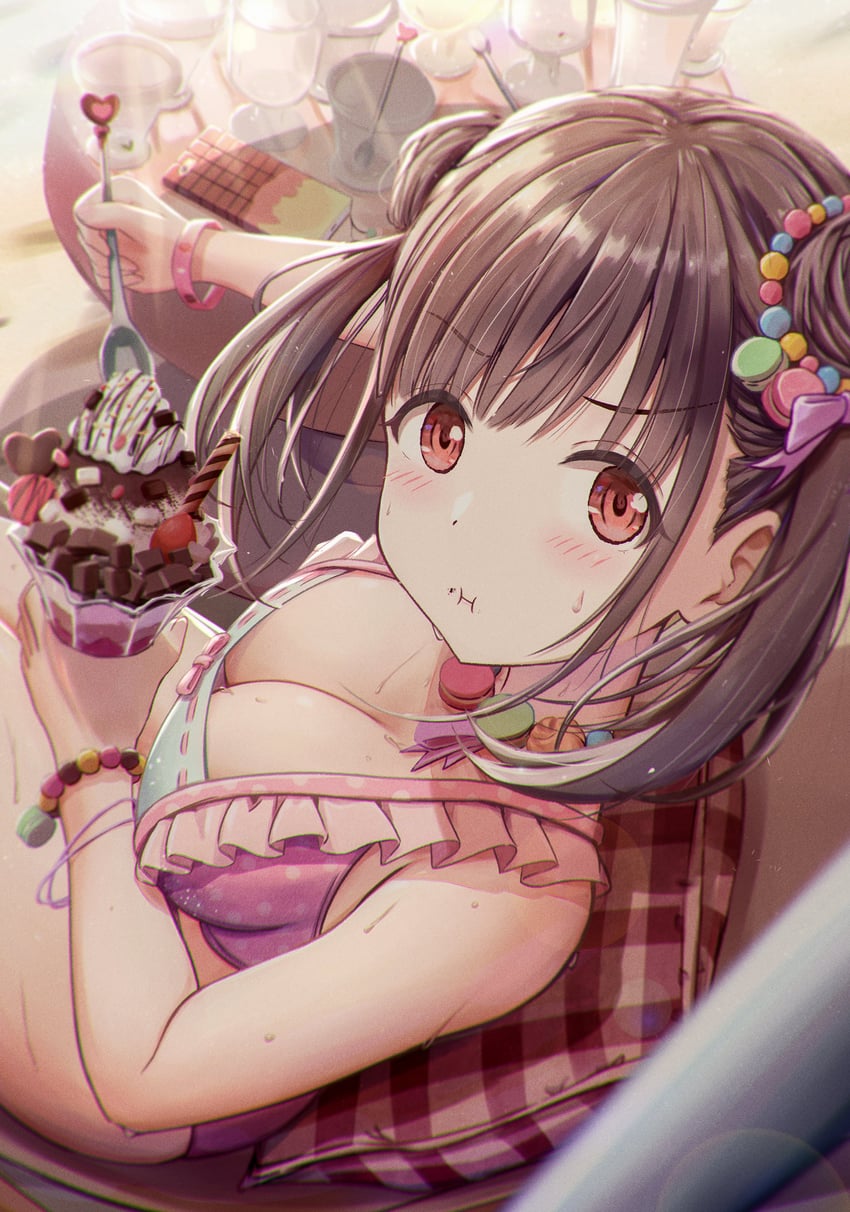 sonoda chiyoko (idolmaster and 1 more) drawn by masuku_(saint_mask)