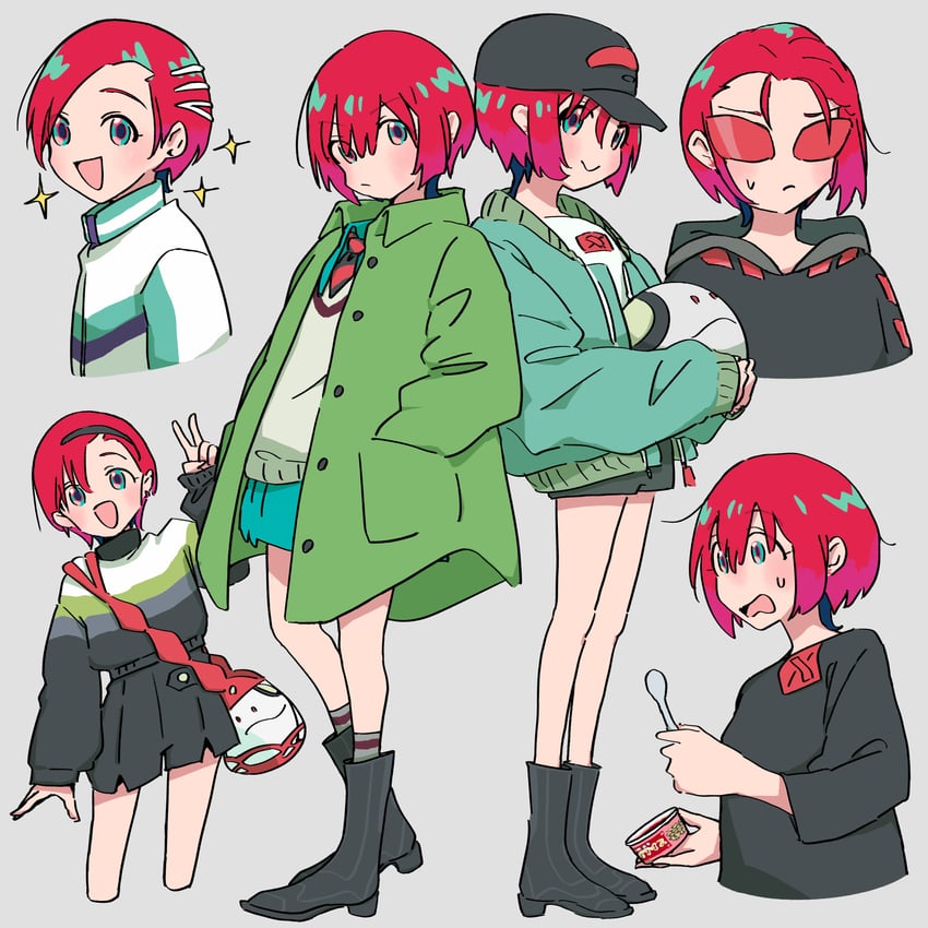 amate yuzuriha and haro (gundam and 1 more) drawn by xoo_(x)