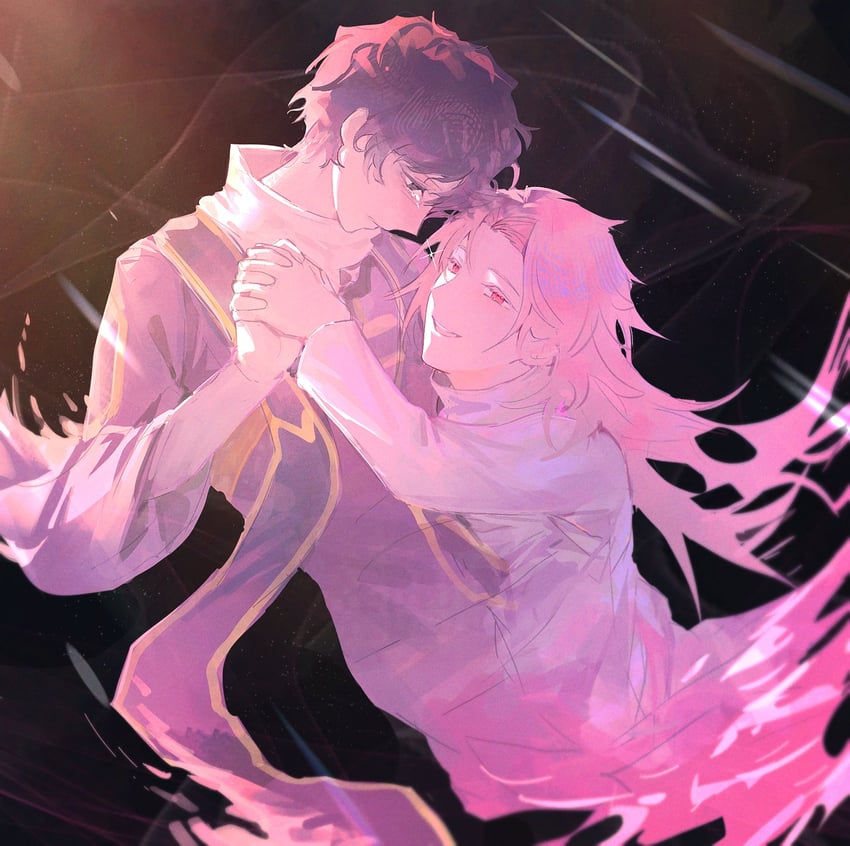 hatsutori hajime and utsugi noriyuki (saibou shinkyoku) drawn by temu_(temp_mumu)