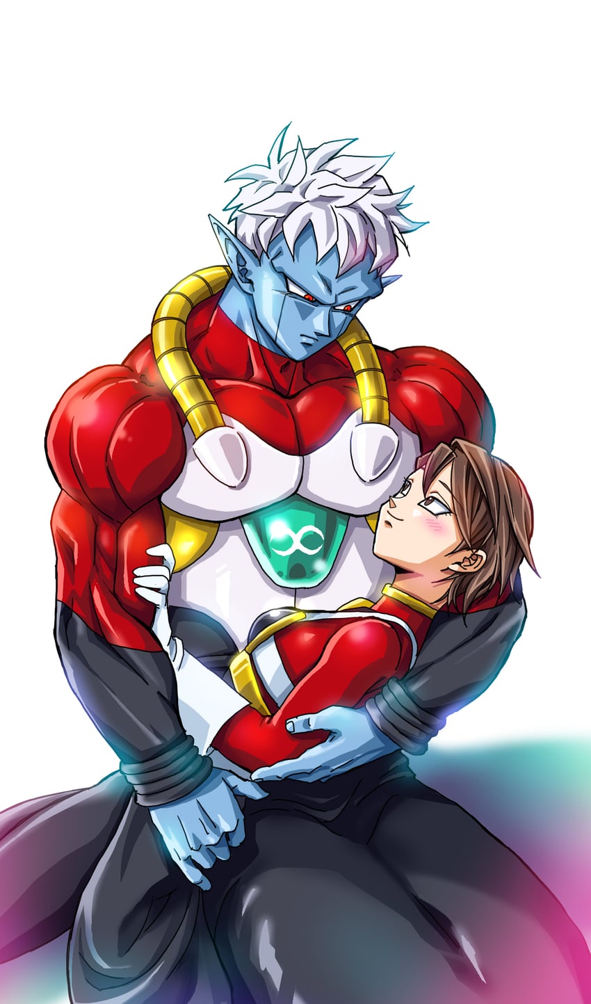 mirai senshi and mira (dragon ball and 1 more) drawn by shiroi_tokage