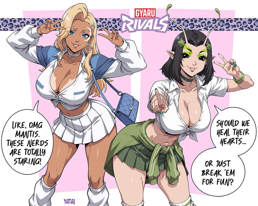 dagger and mantis (marvel and 2 more) drawn by yatagarasupen