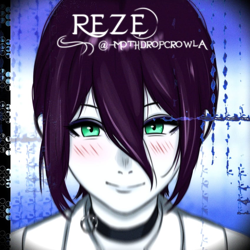 reze (chainsaw man and 2 more) drawn by mothdropcrowla