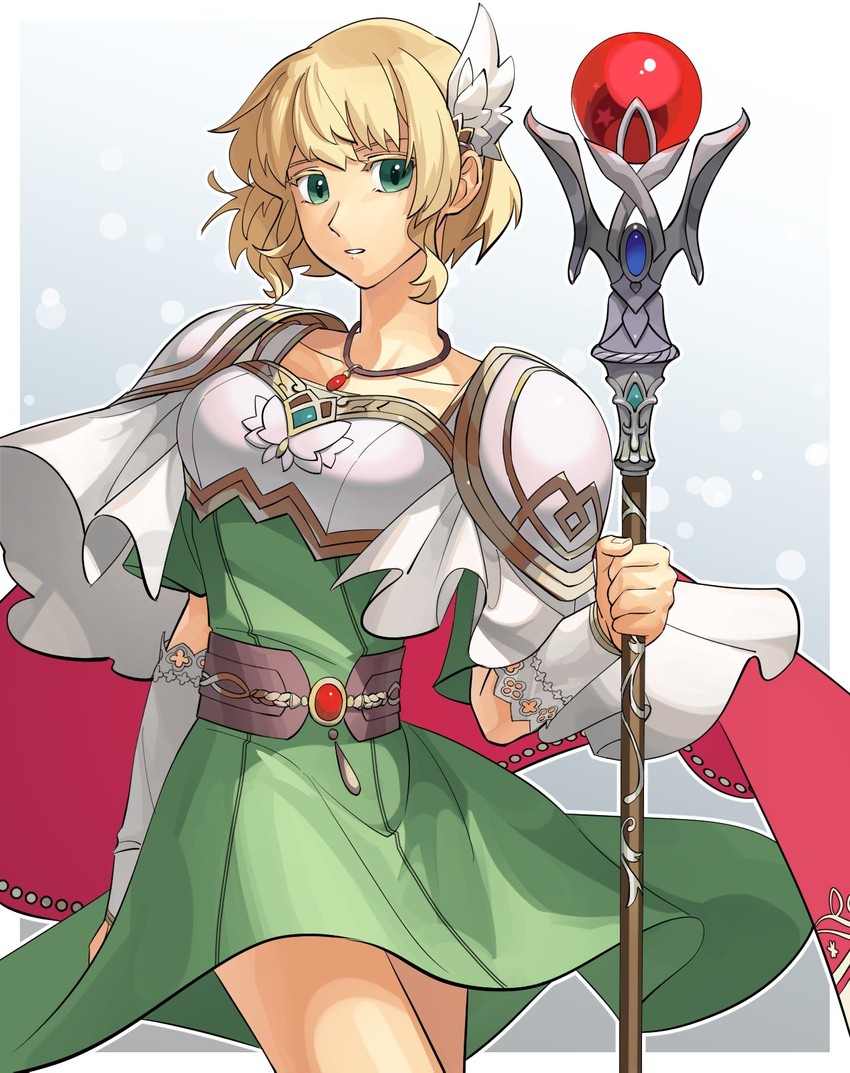 nanna (fire emblem and 2 more) drawn by asagi_(banzoku210)
