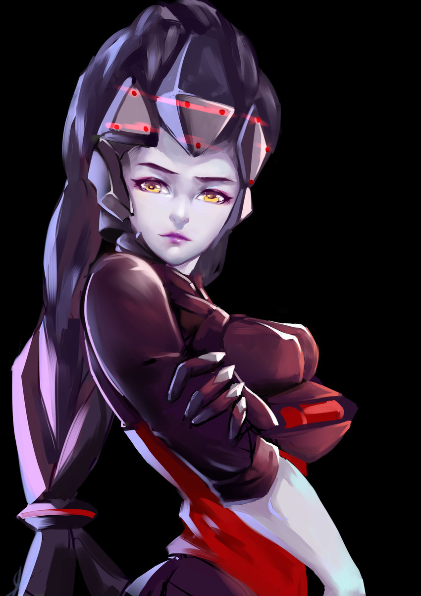 widowmaker and noire widowmaker (overwatch and 1 more) drawn by amy_(lingll)