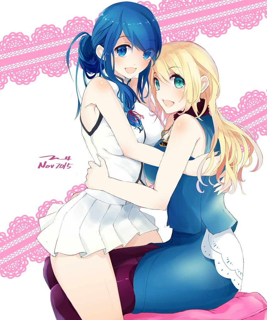 atago and female admiral (kantai collection) drawn by tebi_(tbd11)