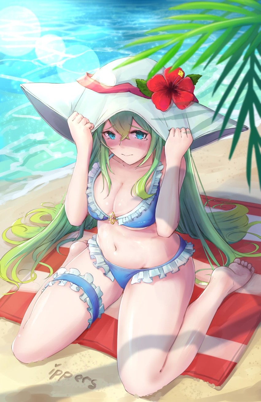 nephenee (fire emblem and 2 more) drawn by ippers