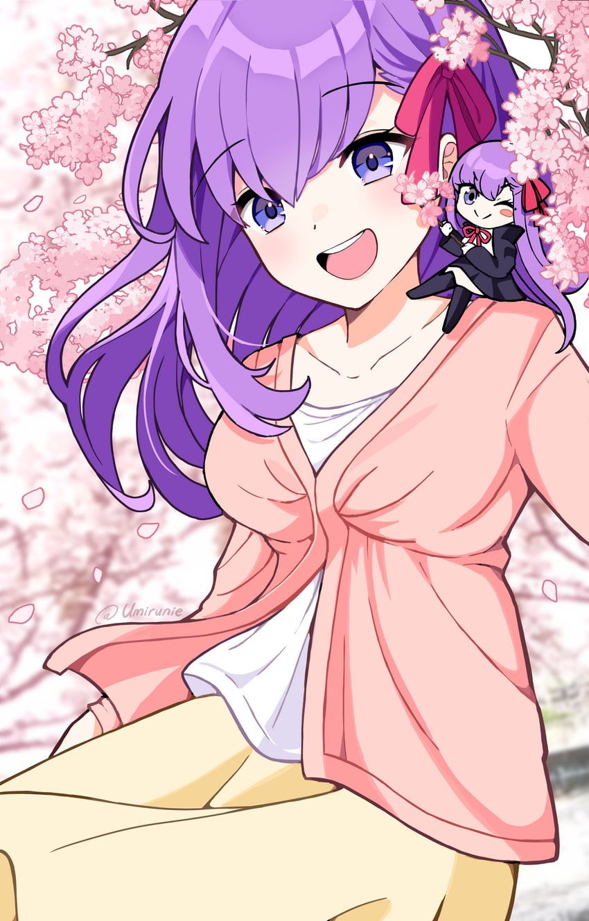matou sakura and bb (fate and 2 more) drawn by umirunie