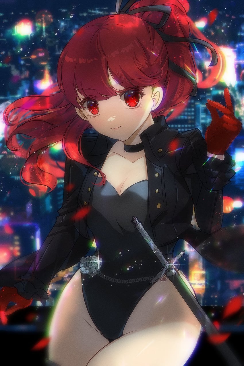 yoshizawa kasumi and violet (persona and 2 more) drawn by zer00han