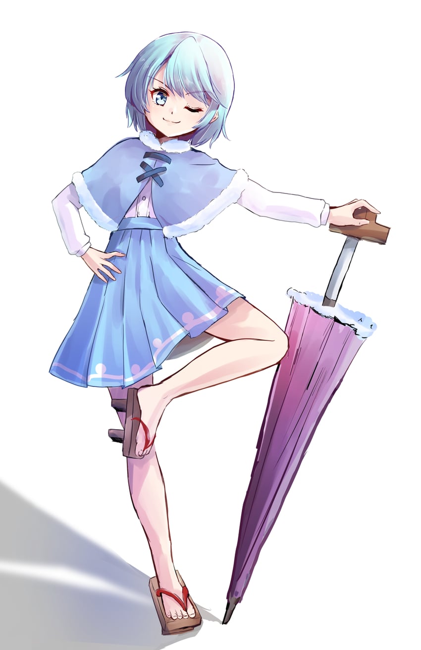 tatara kogasa (touhou and 1 more) drawn by kachuten