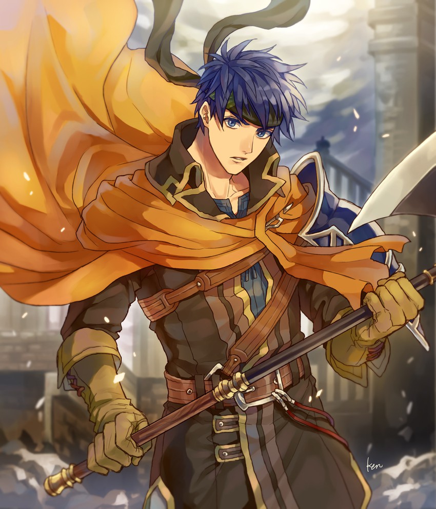 greil and ike (fire emblem and 2 more) drawn by akke