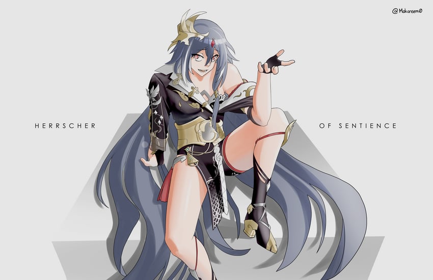 herrscher of sentience (honkai and 1 more) drawn by makareem