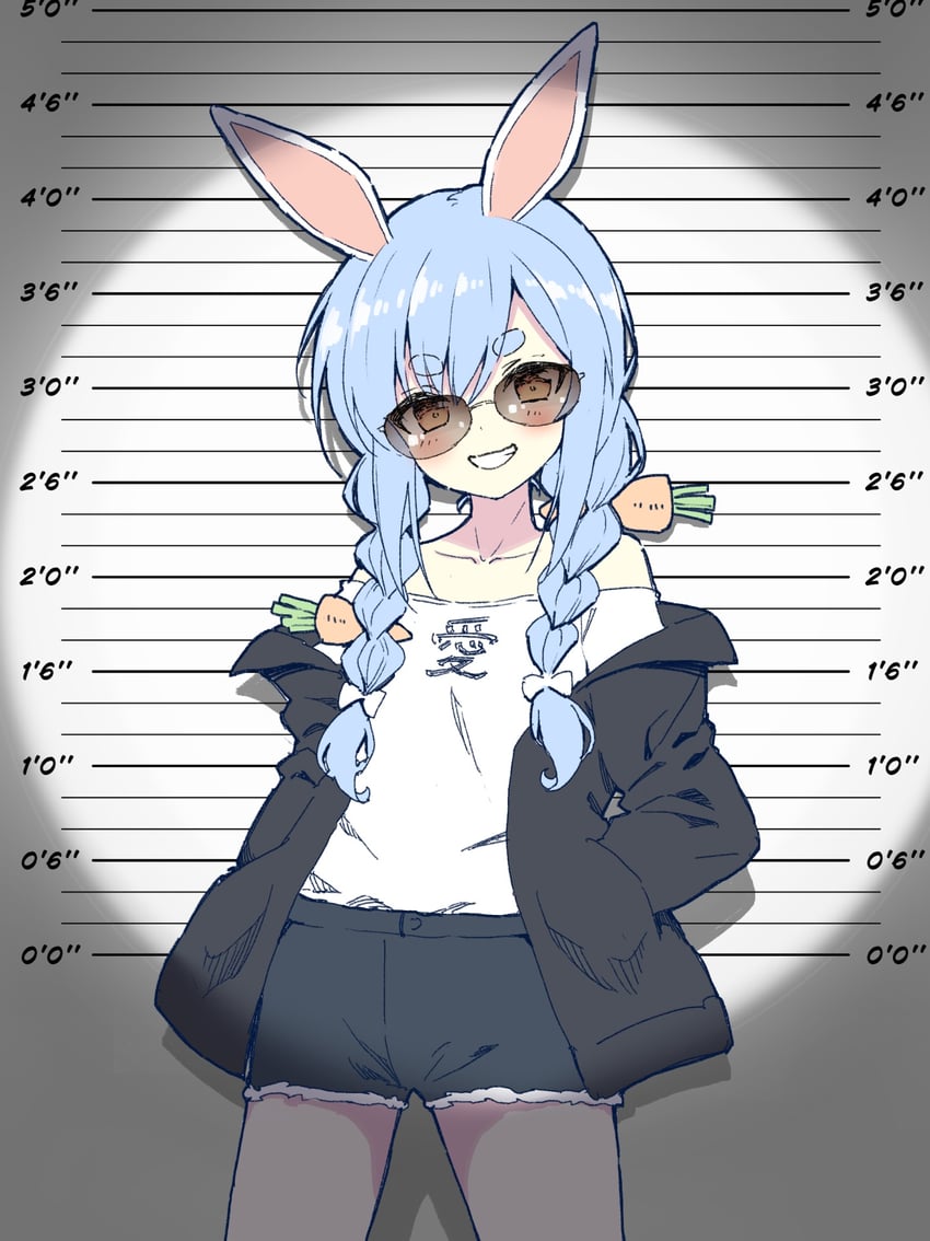 usada pekora (hololive and 1 more) drawn by ishida_aya