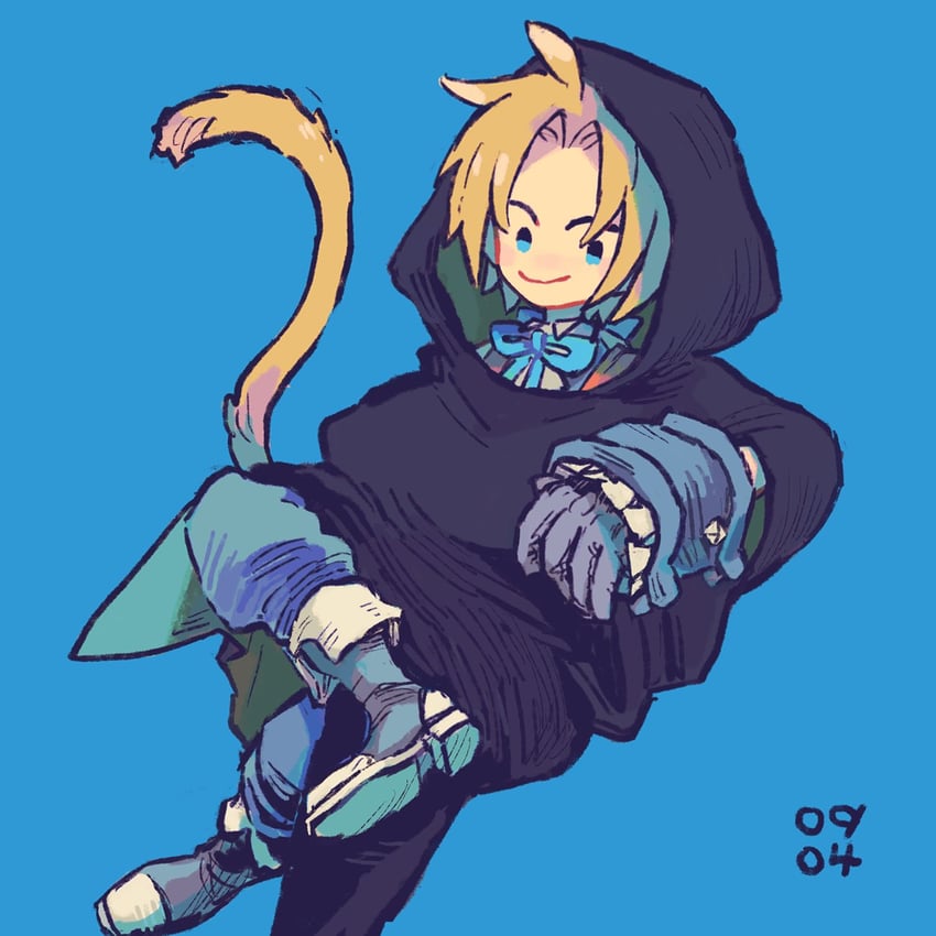 zidane tribal (final fantasy and 1 more) drawn by nobu_(25mark)