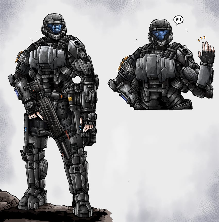 the rookie (halo and 1 more) drawn by octosoup