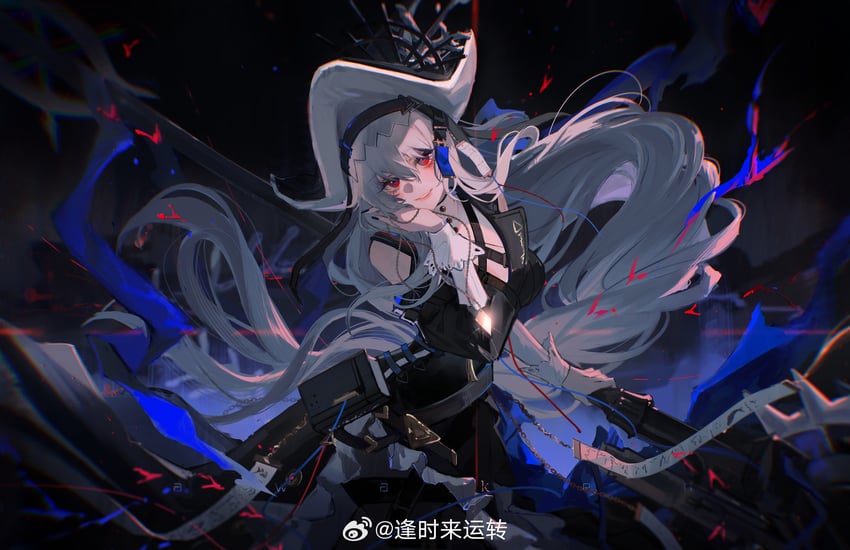 specter and specter the unchained (arknights) drawn by till-valhalla