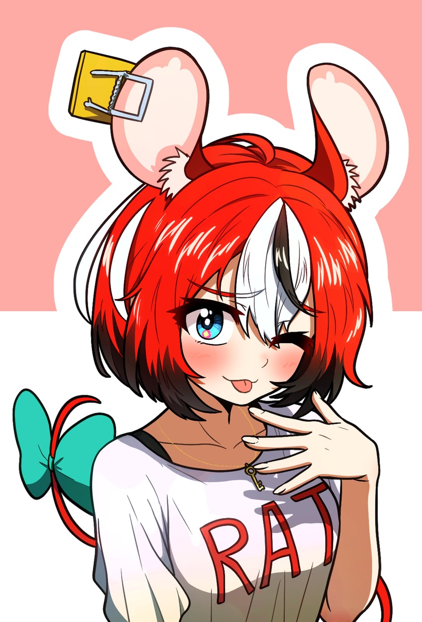 hakos baelz (hololive and 1 more) drawn by ddolbang