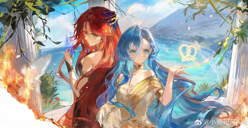 37 and sophia (reverse:1999) drawn by xiao_xiong_keke_aoi