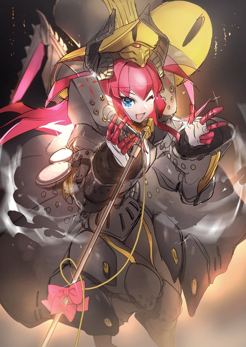 elizabeth bathory, charles babbage, and mecha eli-chan (fate and 1 more) drawn by no-kan