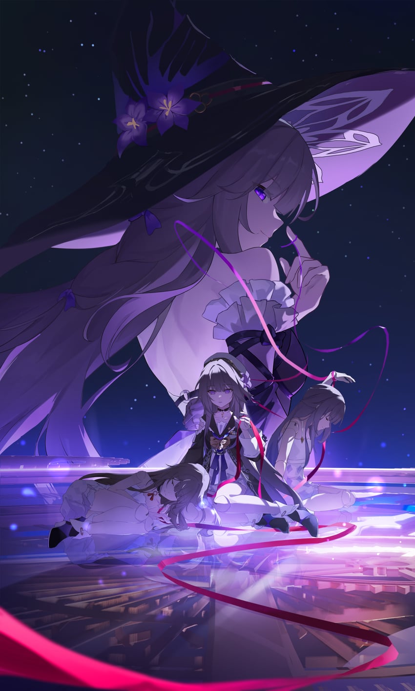 herta and the herta (honkai and 1 more) drawn by huangyou_ban_rousong