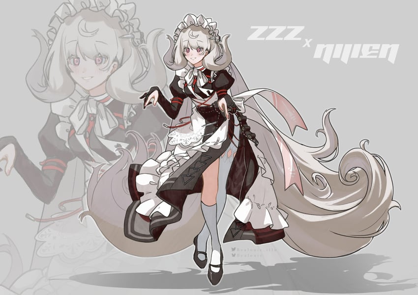 alexandrina sebastiane and reimu endou (nijisanji and 2 more) drawn by bealouis_illu