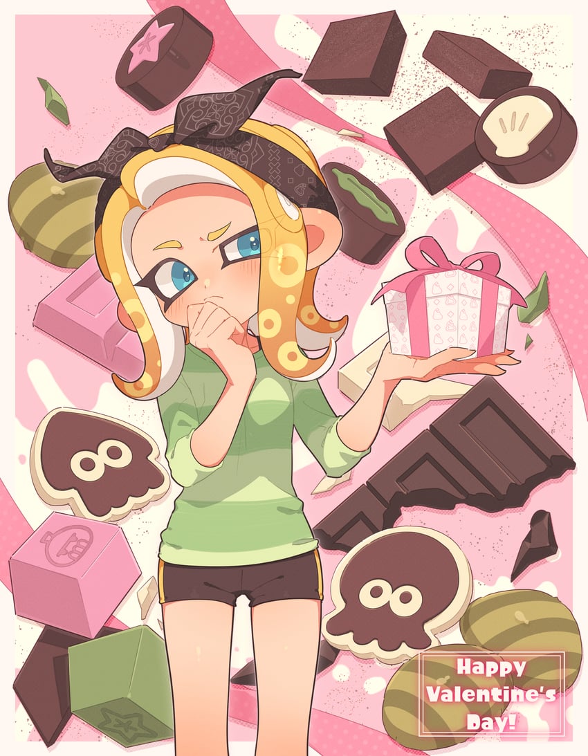 octoling player character and octoling girl (splatoon) drawn by surume01417