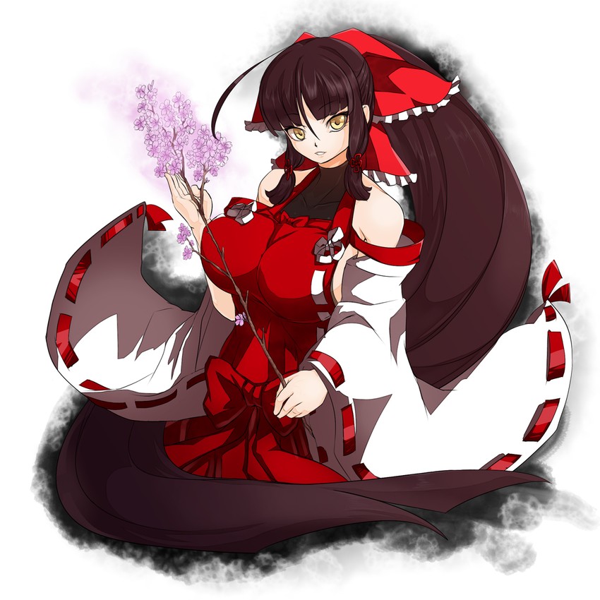 sendai hakurei no miko (original and 2 more) drawn by rekise