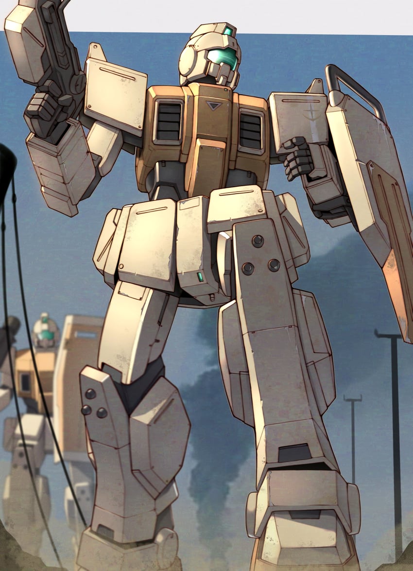 ground gm (gundam and 1 more) drawn by takahashi_masaki
