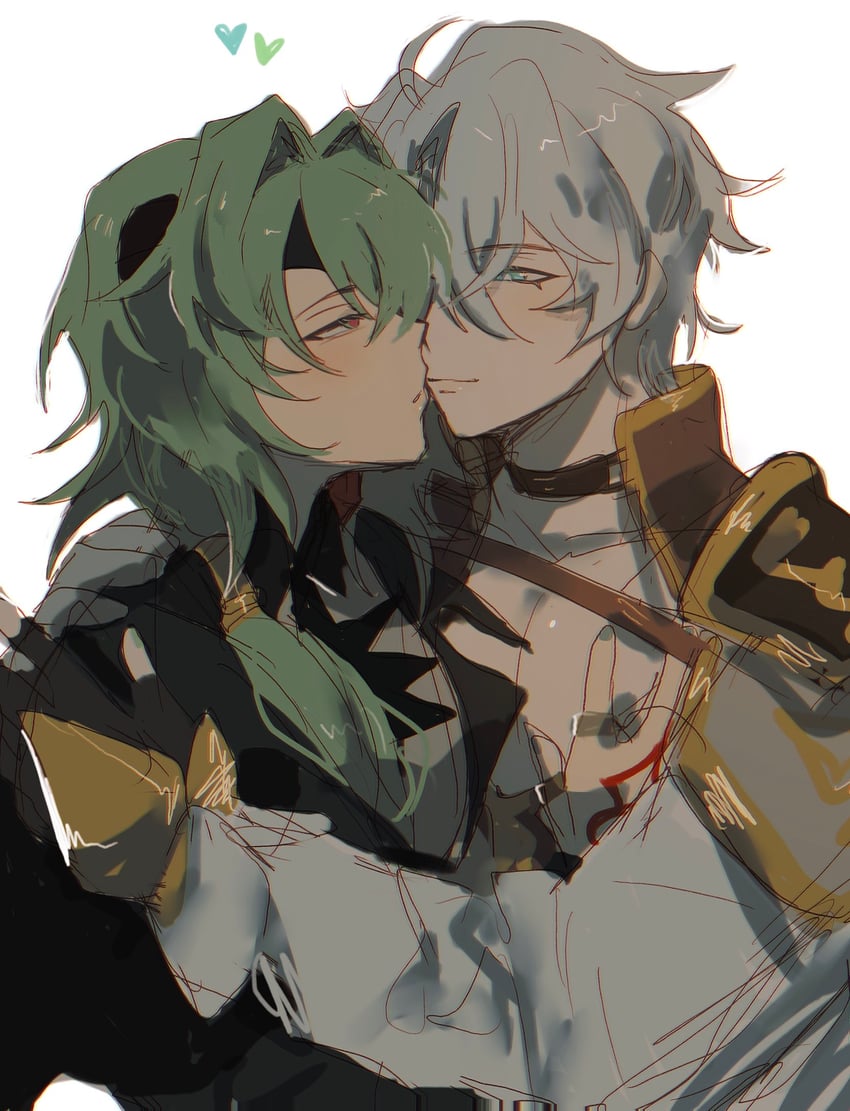 phainon and anaxa (honkai and 1 more) drawn by myotaron