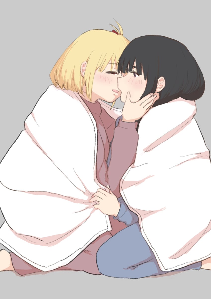 nishikigi chisato and inoue takina (lycoris recoil) drawn by daimyo0208