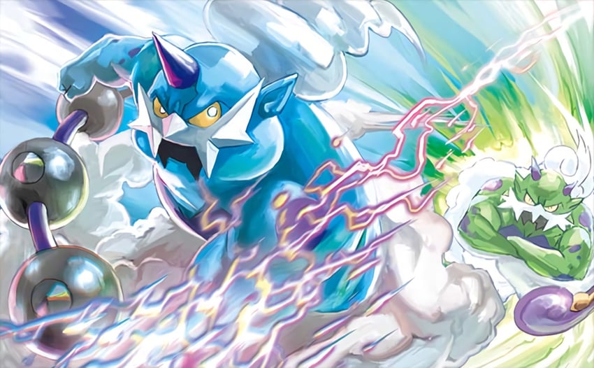 tornadus and thundurus (pokemon and 1 more) drawn by anesaki_dynamic