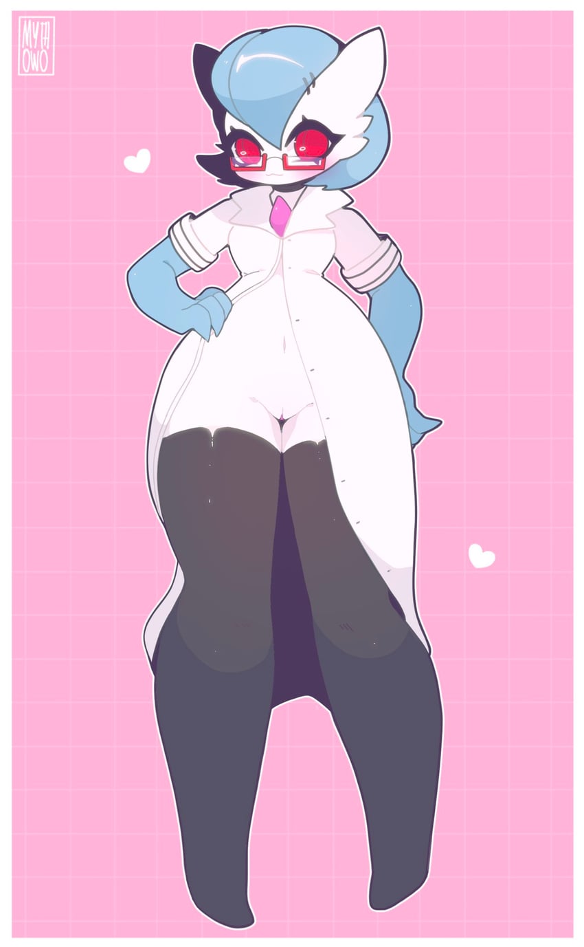 gardevoir and dr. voir (original and 1 more) drawn by mythrunadraw