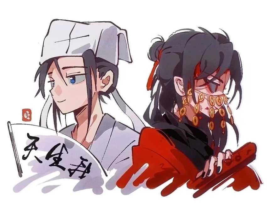 li huowang and zhuge yuan (dao gui yi xian) drawn by wutishoupang