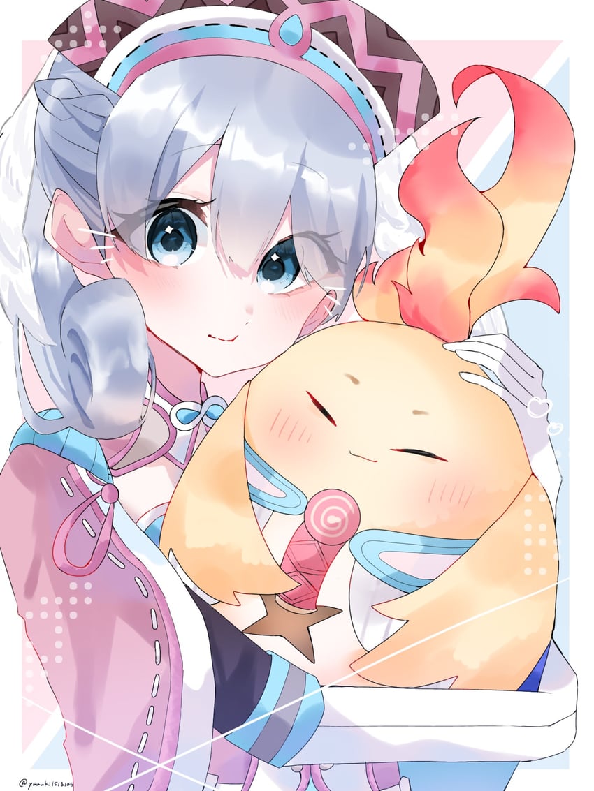 melia antiqua and riki (xenoblade chronicles and 1 more) drawn by yuki0114