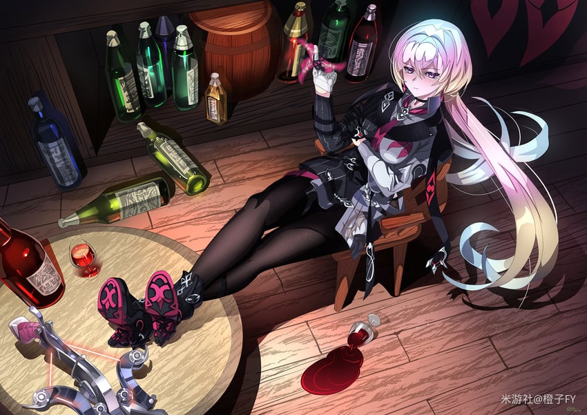 lantern (honkai and 1 more) drawn by chengzi_fy