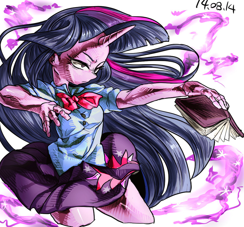 twilight sparkle (my little pony and 2 more) drawn by tetugakuzonbi