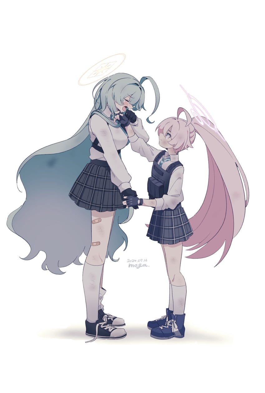 yume and hoshino (blue archive) drawn by tama_(tm_suac)