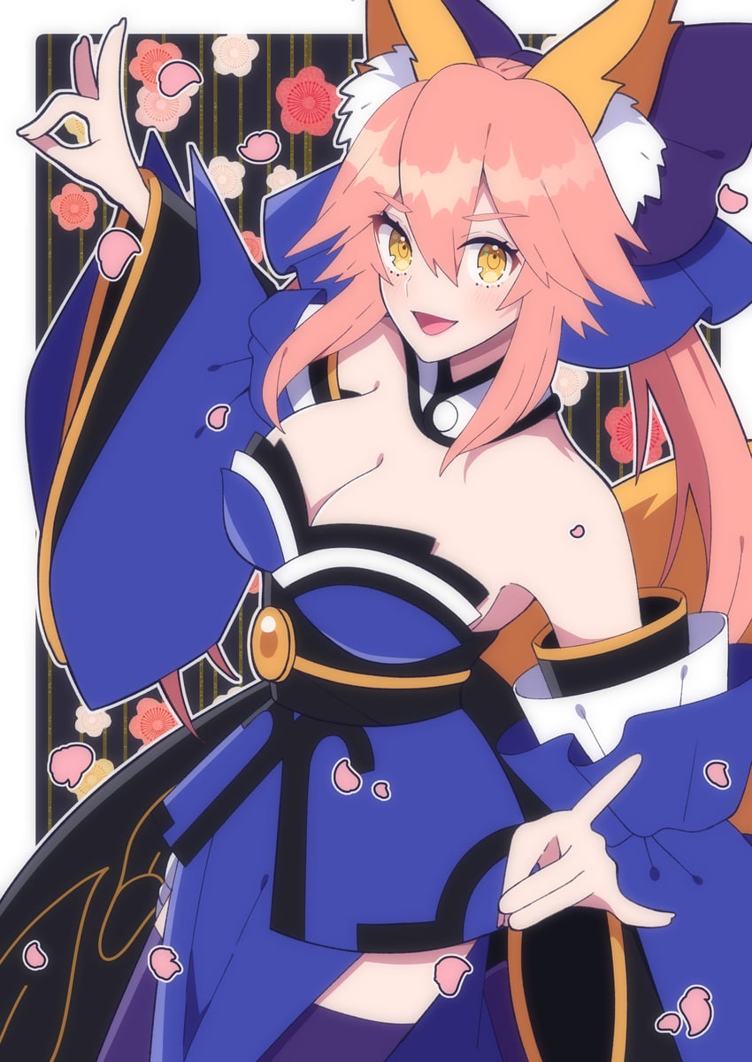 tamamo and tamamo no mae (fate and 1 more) drawn by rain_leyley