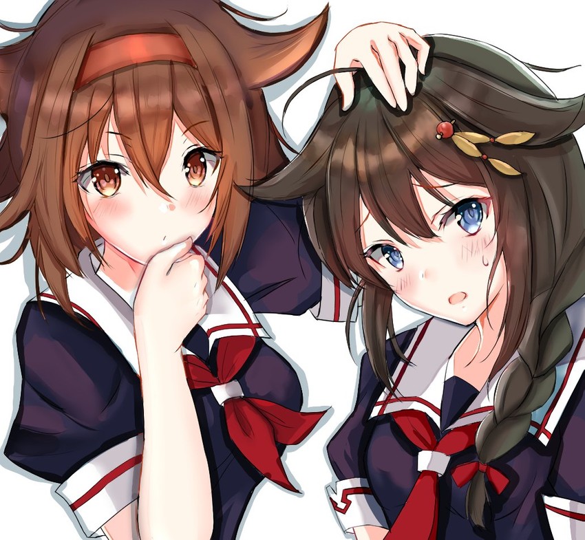 shigure, shigure kai ni, shiratsuyu, and shiratsuyu kai ni (kantai collection) drawn by eriyama_e
