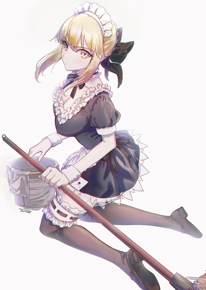 artoria pendragon and saber alter (fate and 1 more) drawn by kujuu_shikuro