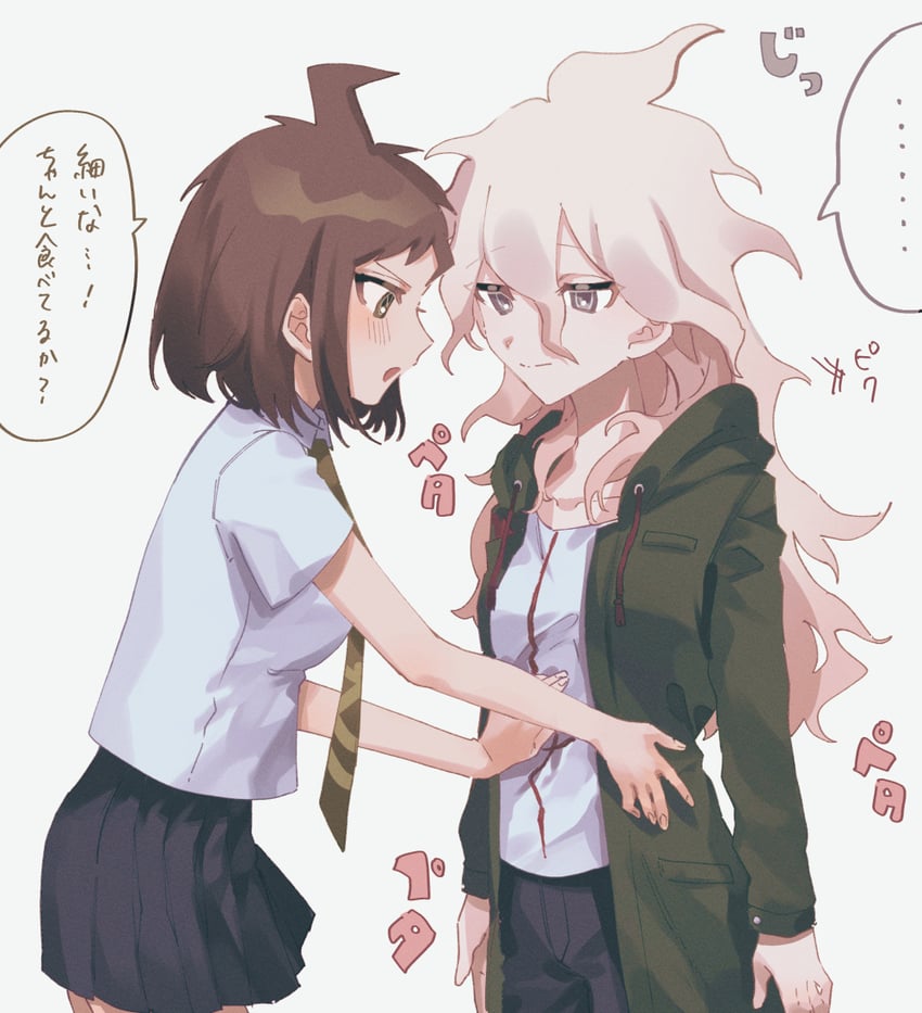 komaeda nagito and hinata hajime (danganronpa and 1 more) drawn by oh_0409